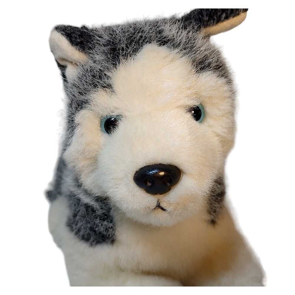 Vintage Russ Blizzard Jr Husky Puppy Dog Plush Toy‎ Stuffed Animal Eleven Inch